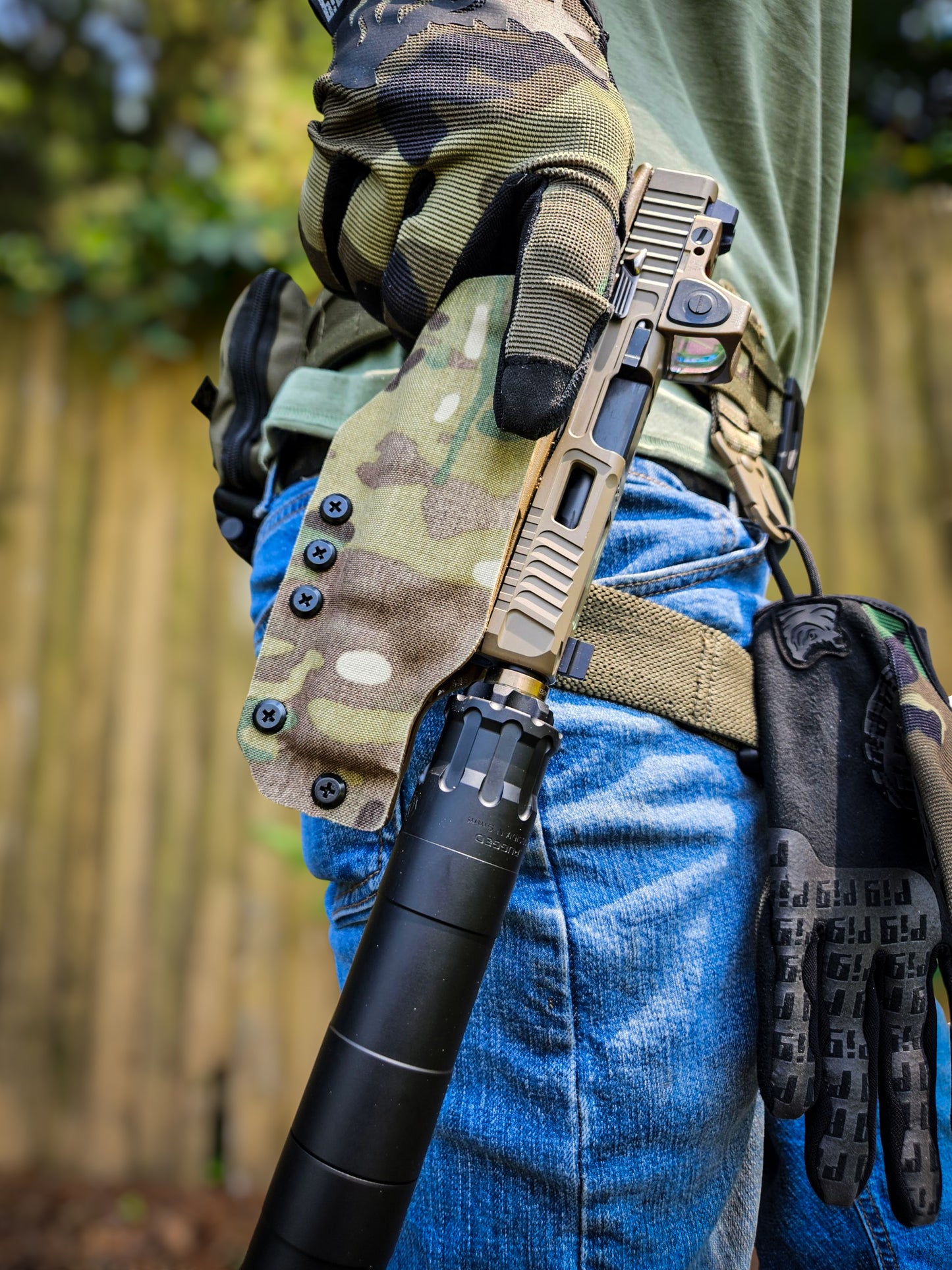 Atlas series suppressor holster