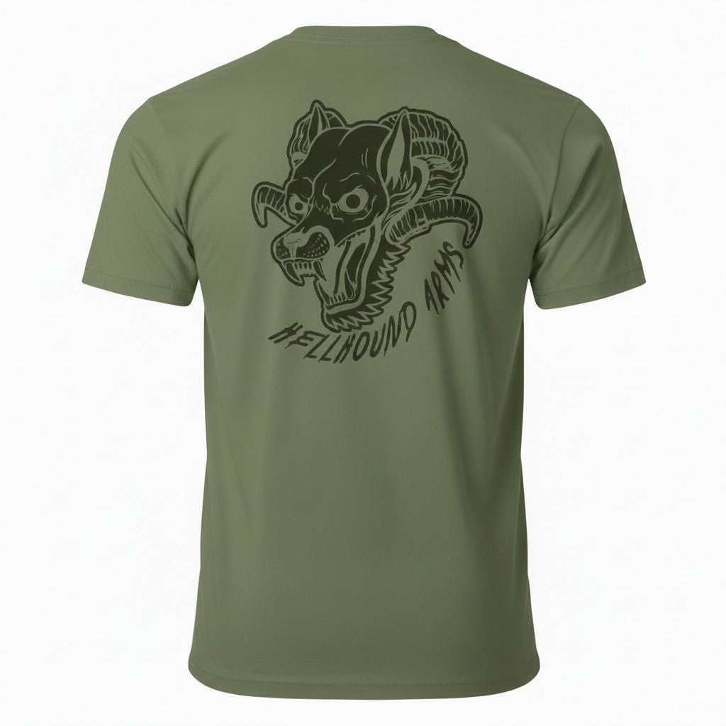 Black Hellhound Arms T shirt