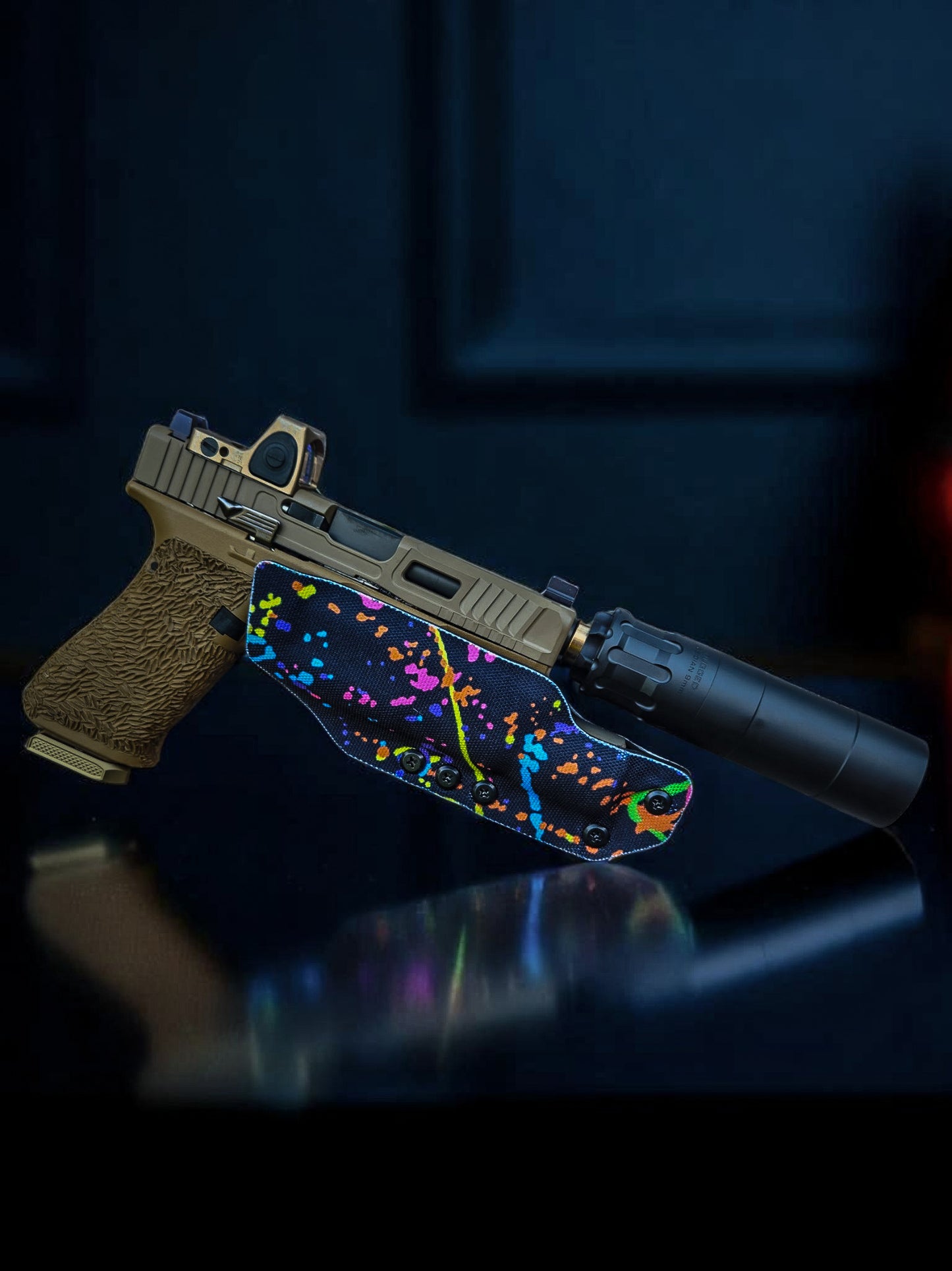 Atlas series suppressor holster